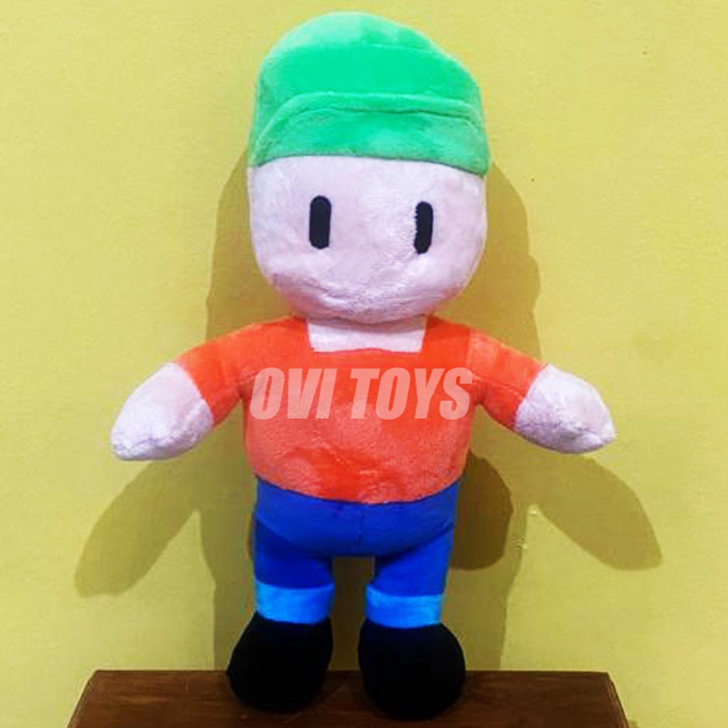 Boneka Stumble Guys Bahan Yelvo Tinggi 40cm Berlabel SNI