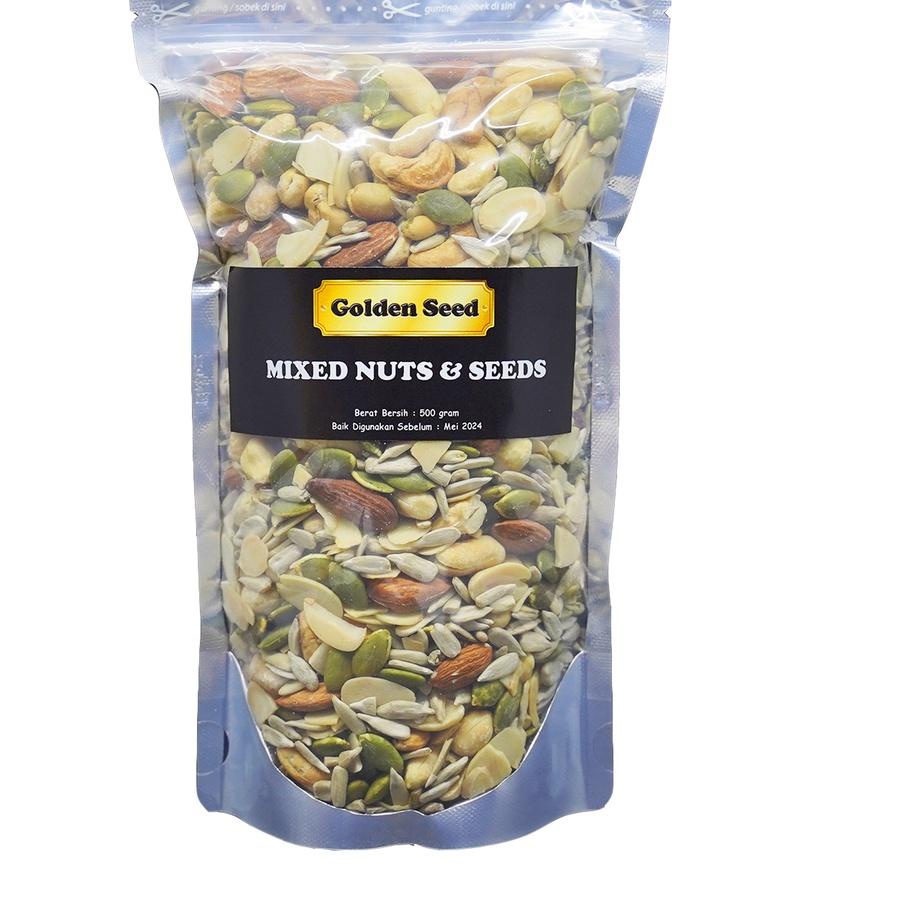 

JY7» MIXED NUTS & SEEDS 500 GRAM PREMIUM - TRAIL MIX NUT & SEED - MIXNUT 500 GR TERBAIK