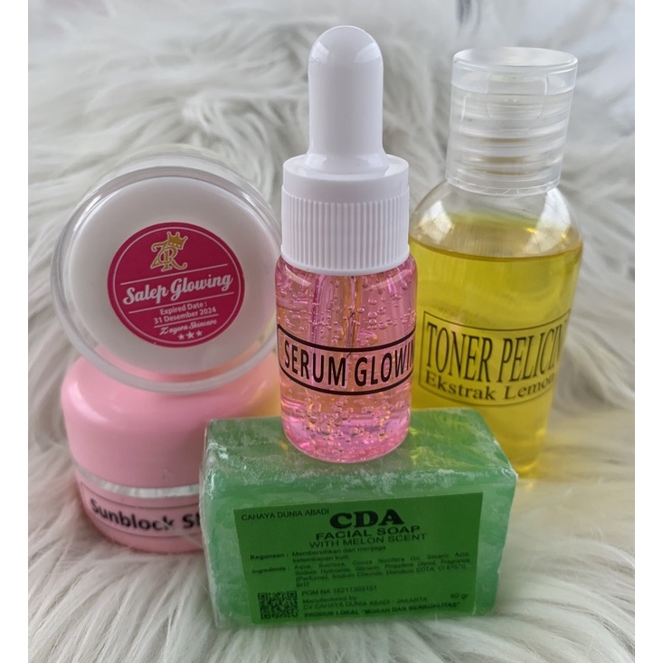 COD PAKET 5in1 PAKET GLOWING ZAYORA 10gr