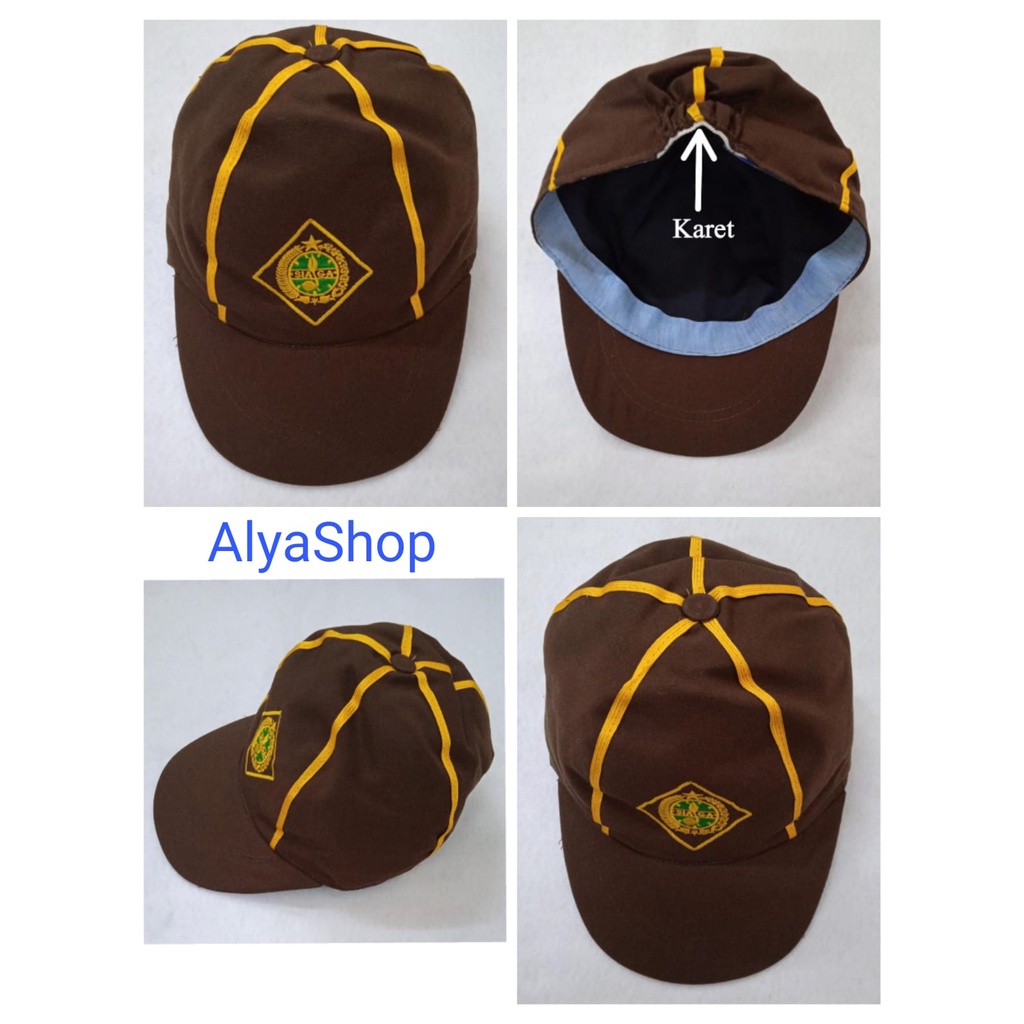Topi Siaga Bordir Karet MS