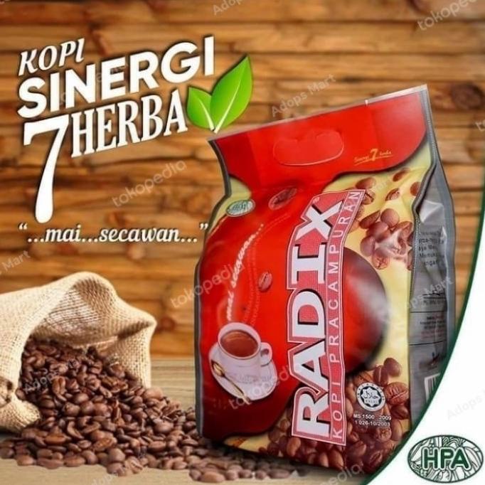

[BISA COD] kopi radix hpa 32 sachet pracampuran