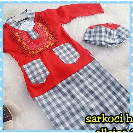 Set Koko SALMAN koko Sarung Celana Anak 6 bulan - 1 tahun - Koko turki bayi - baju lebaran bayi laki-laki - Pakaian Anak cowok - Sarkoci