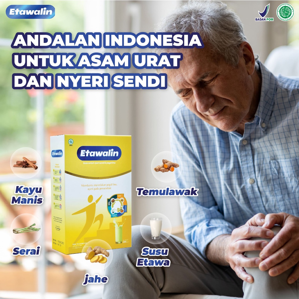 

Etawalin - Minuman susu kambing etawa asli yang dipadukan dengan 5 herbal alami paket 1 Box