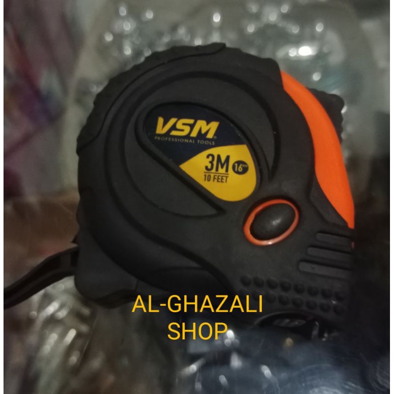 METERAN TUKANG 3M / METERAN KARET VSM 100℅ ORI / METERAN TUKANG BANGUNAN
