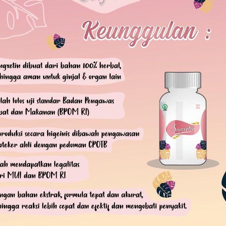 

YSKODE76 (READYSTOCK - BDG) SINGXETIN - DIET TERAMPUH - FREE GIFT [302]