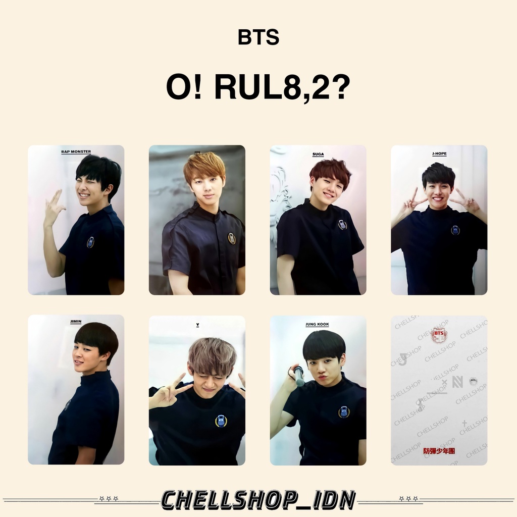 PHOTOCARD BTS O! RUL8,2? / ORUL