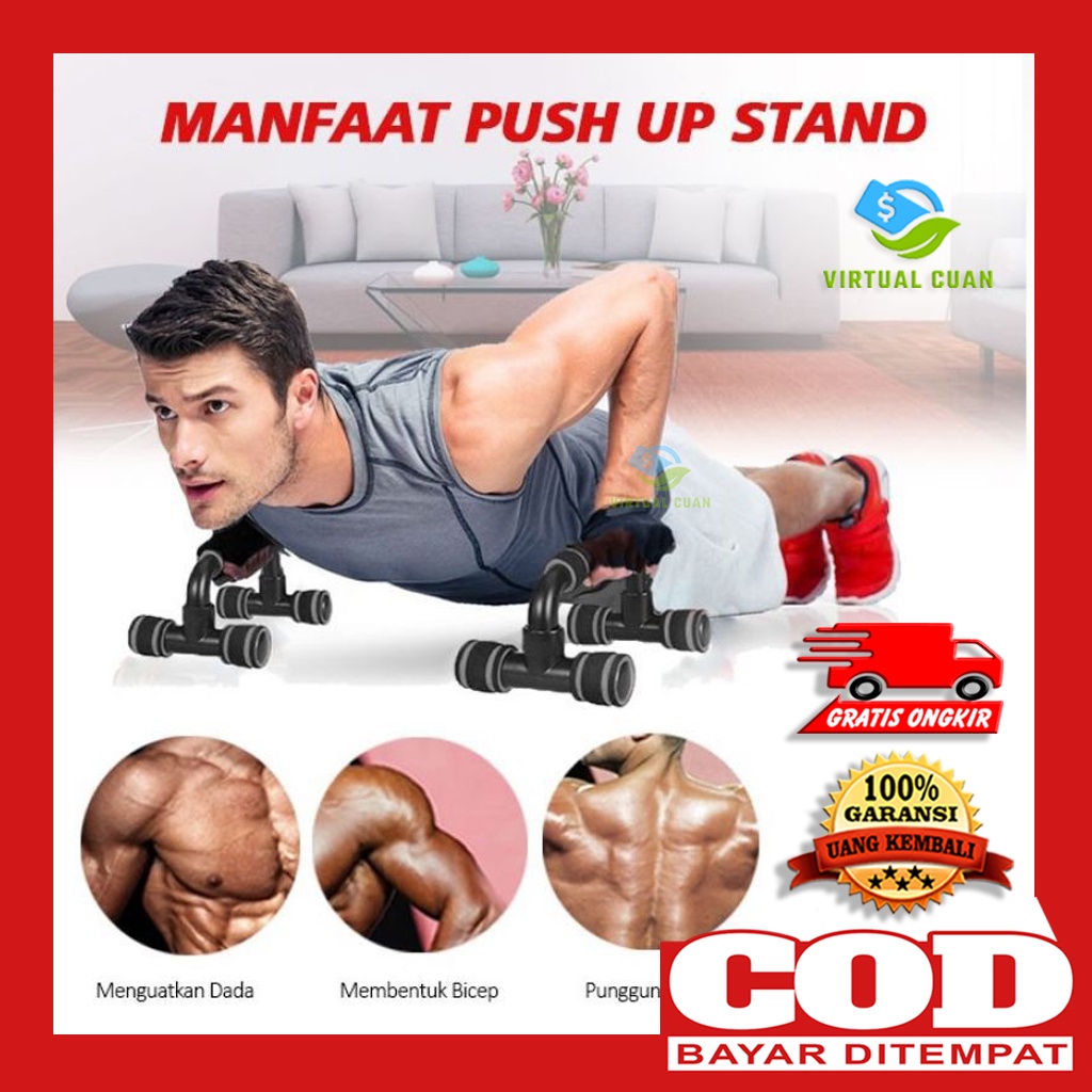 Push Up Bar / Press Up Handles /Pegangan / Pegangan Push Up Alat Fitness Alat Gym