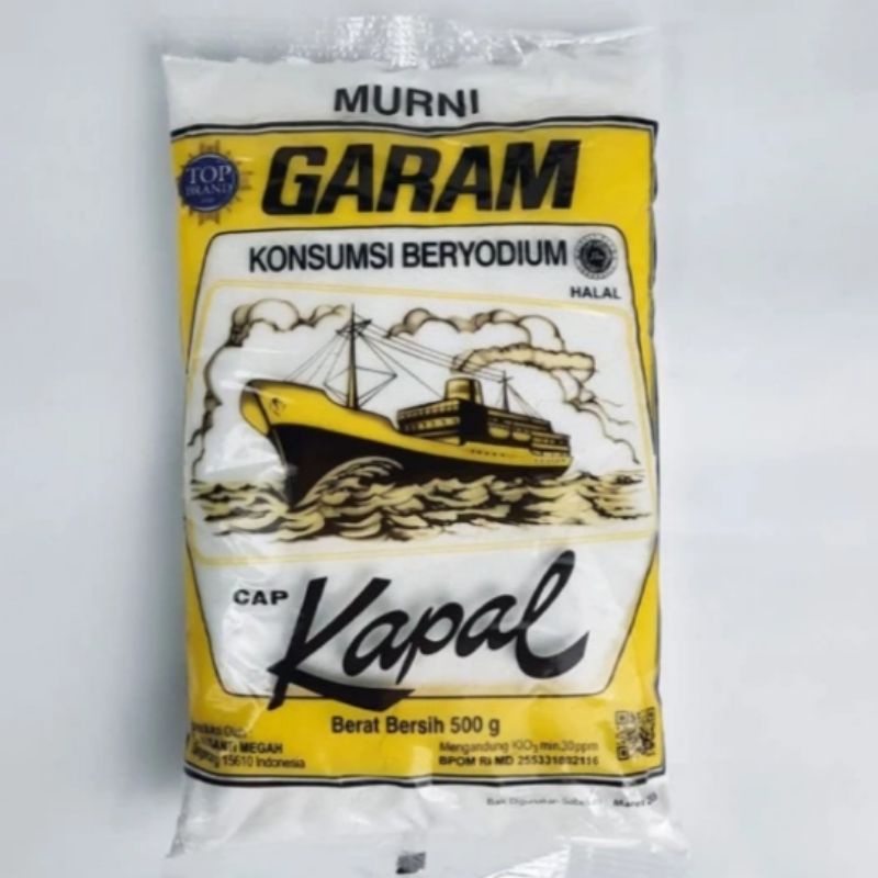 

Garam dapur halus cap kapal 500g