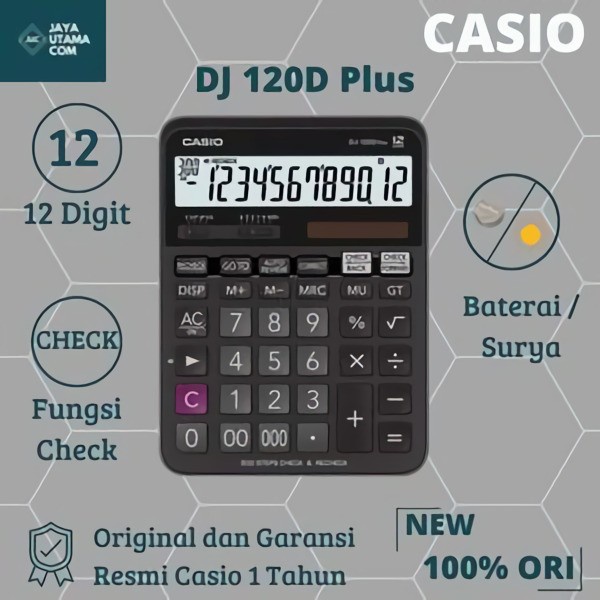 

DISKON Kalkulator Casio DJ-120D Plus