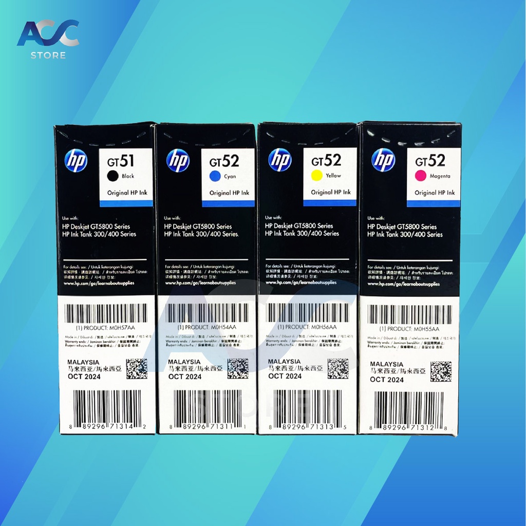 Tinta HP GT51 GT52 Isi Ulang Printer GT5810 GT5820