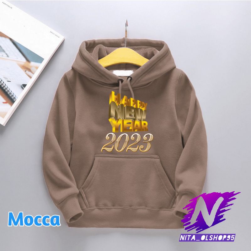 hoodie anak happy new year 2023