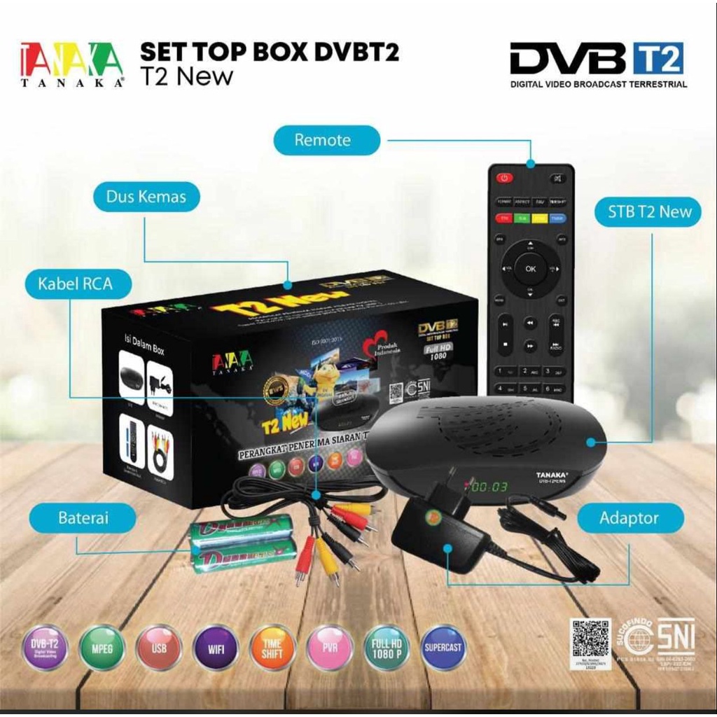 STB SET TOP BOX TV DIGITAL/CBM/TANAKA/WELLHOME