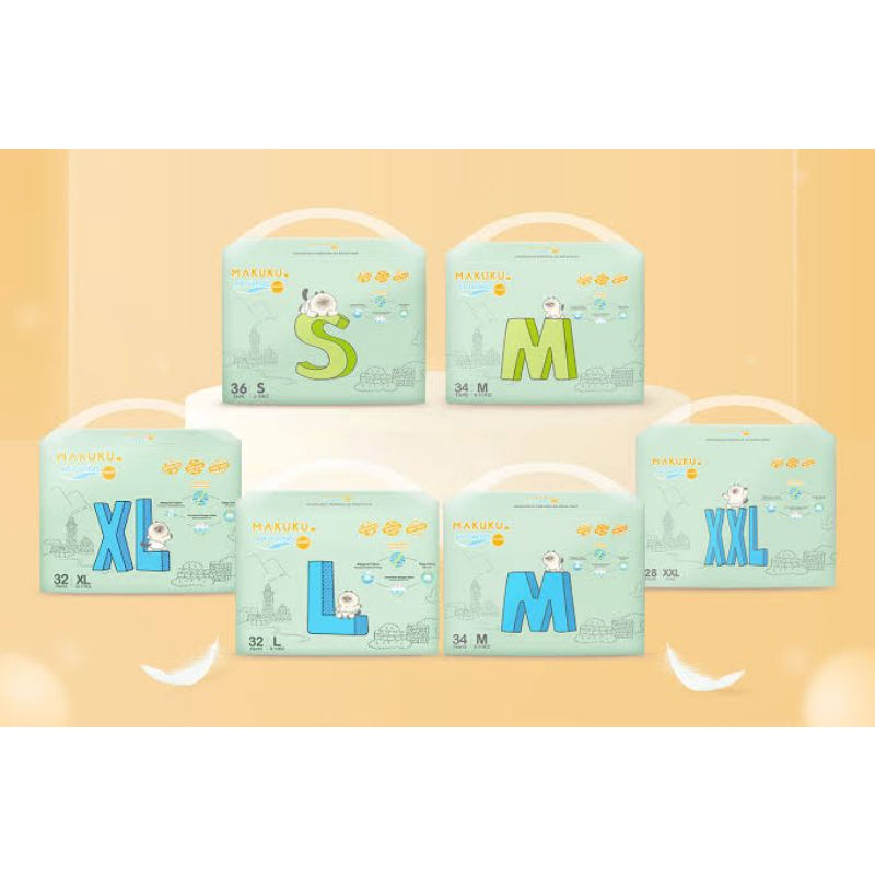 [1PACK]MAKUKU-SAPdiapers_comfort/NEWBORN(NB)28pcs