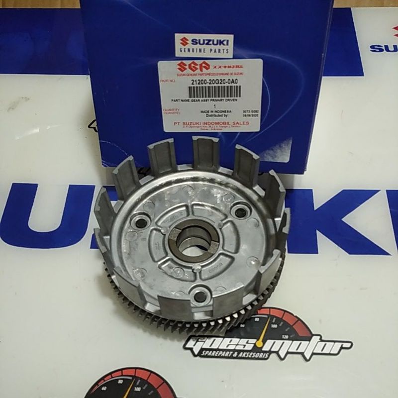 RUMAH KAMPAS KOPLING/GEAR ASSY PRIMARY SHOGUN 125 SP/FL ORIGINAL SGP