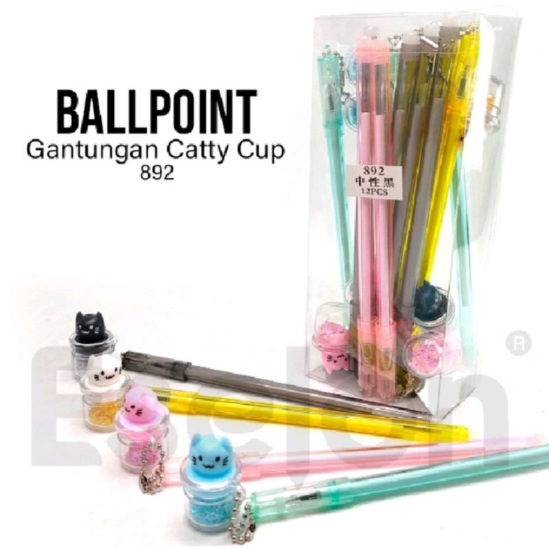 

1 pcs pulpen cat kucing cup 892/pulpen gel fancy cat cup