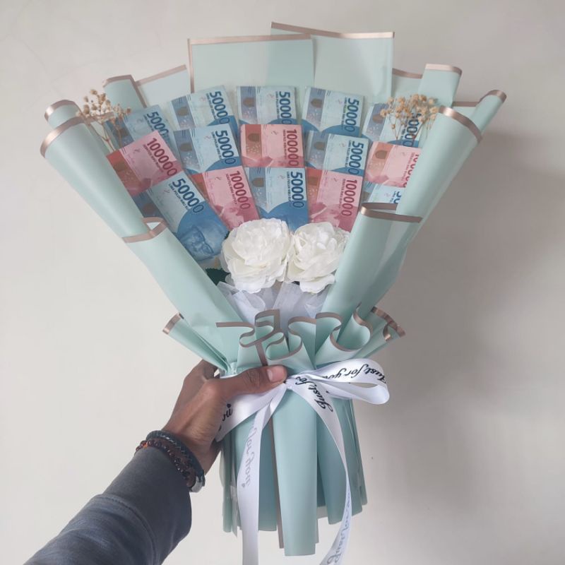 Buket Bouquet bunga wisuda pernikahan ulang tahun acara besar lainnya bisa request