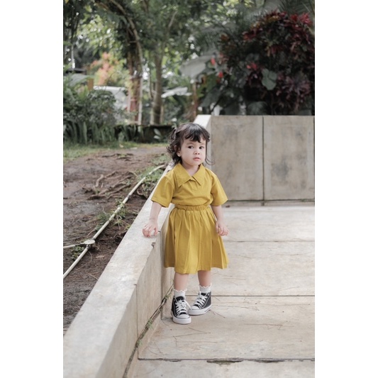 ZELLINE Set Kids Embassy - Setelan Rok Anak 1-4thn