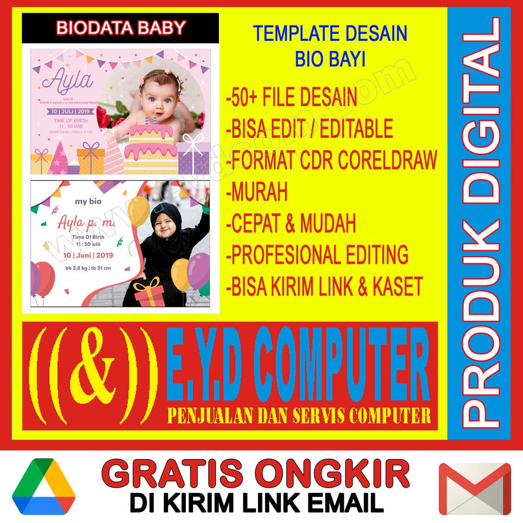 DESAIN MOTIF BIO BAYI BIODATA KELAHIRAN BABY EDITING KOLEKSI TEMPLATE DESIGN GRAFIS CURICULUM EDIT F