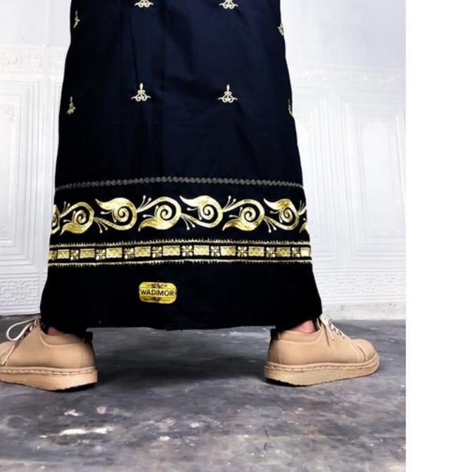 SALEsarung bordir warna hitam,benang putih,motip senada aceh kerawang gayo|KD2
