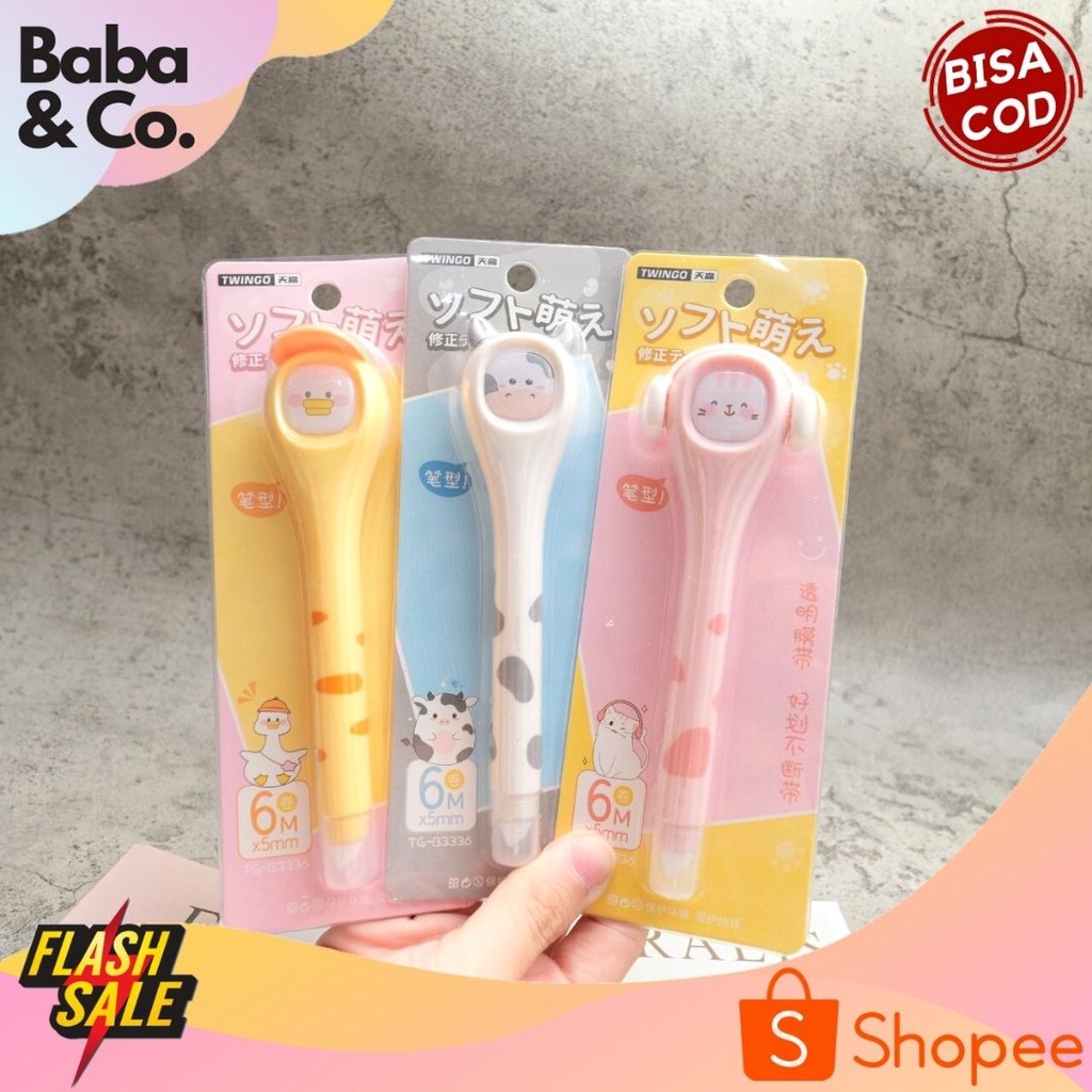 

CORRECTION TAPE TWINGGO PANJANG ZOO TG-B3336 TIP-EX CUTE ANIMAL ZOO KEBUN BINATANG HEWAN LUCU ALAT TULIS LUCU UNIK MURAH ALAT TULIS KANTOR SEKOLAH ATK MURAH BISA COD