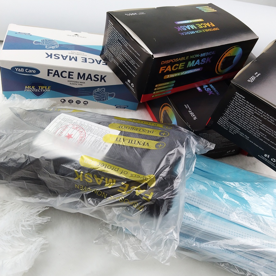 PAKET MURAH 6 BOX MASKER EARLOOP MASKER MEDIS HITAM MASKER 3 PLY MASKER 3 LAPIS MASKER HITAM MASKER MEDIS HIJAU MASKER MEDIS MURAH MASKER MURAH  MASKER MEDIS BIRU