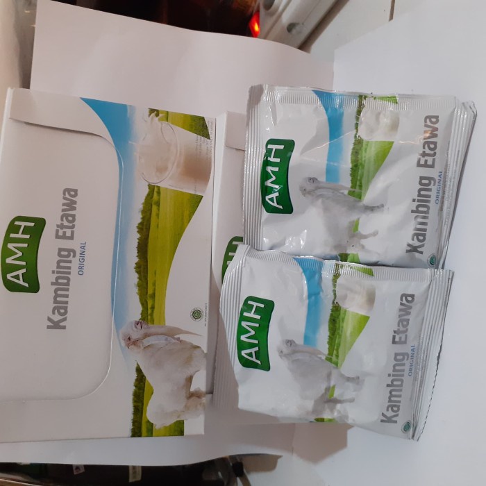 

SUSU KAMBING BUBUK SERBUK ETAWA AMH ORIGINAL MINUMAN SERBUK TERLARIS PRODUK TERBAIK