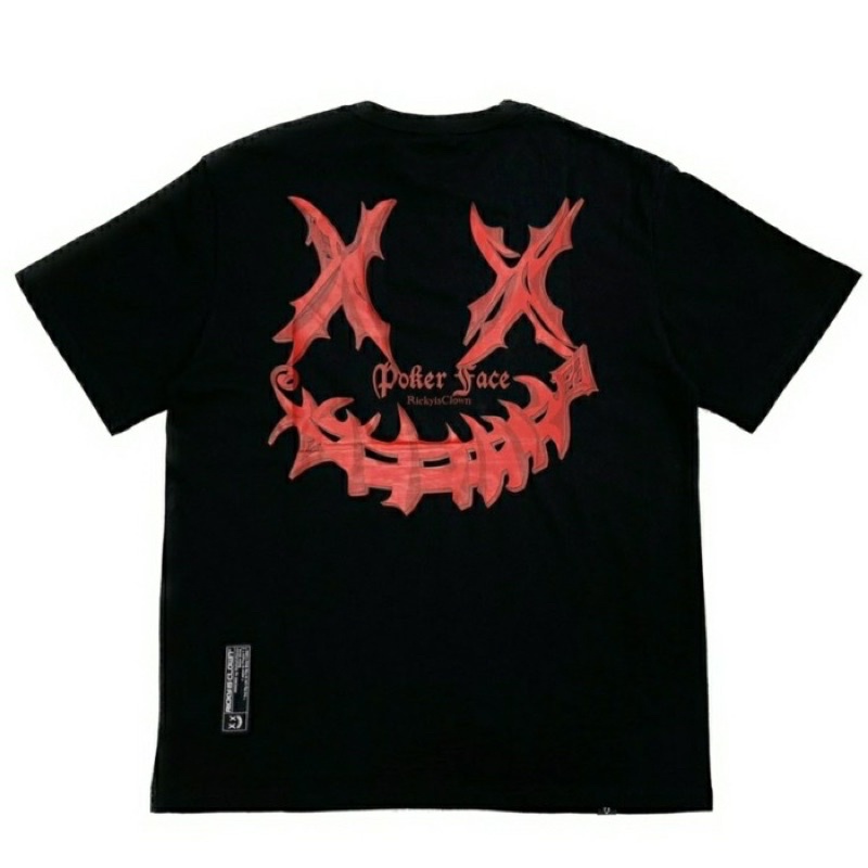 Ricky Is Clown Red Poker Face 100% Authentic