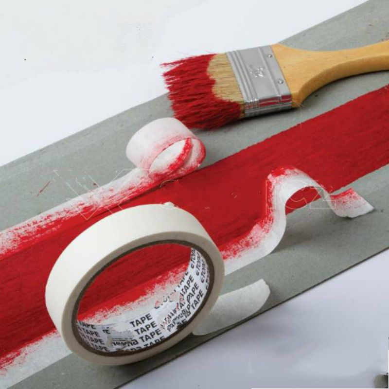 

Lakban Kertas Selotip Masking Tape 1" 24mm Inchi Untuk Bantu Pengecatan