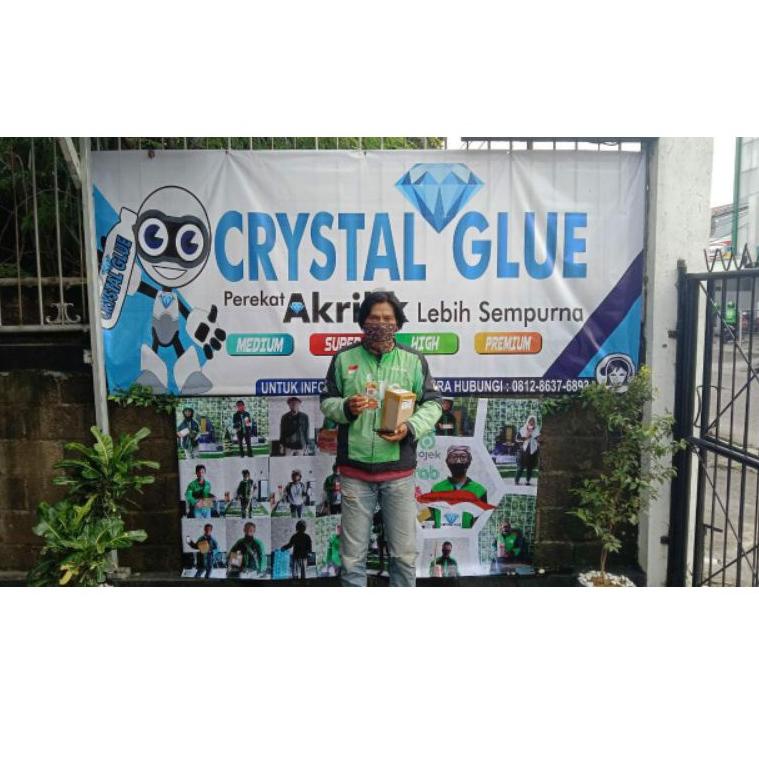 

[C-G8G] ✉] Lem akrilik SUPER. Lem acrylic. Lem crystal glue-proses cepat