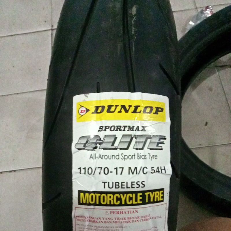ban Dunlop Q-LITE import ring 17 ukuran 110-70/17