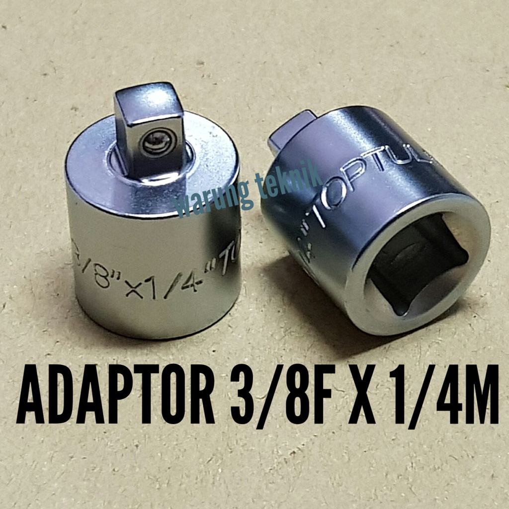 ADAPTOR ADAPTER SOCKET SOK 1/4FX3/8M 3/8FX1/4M