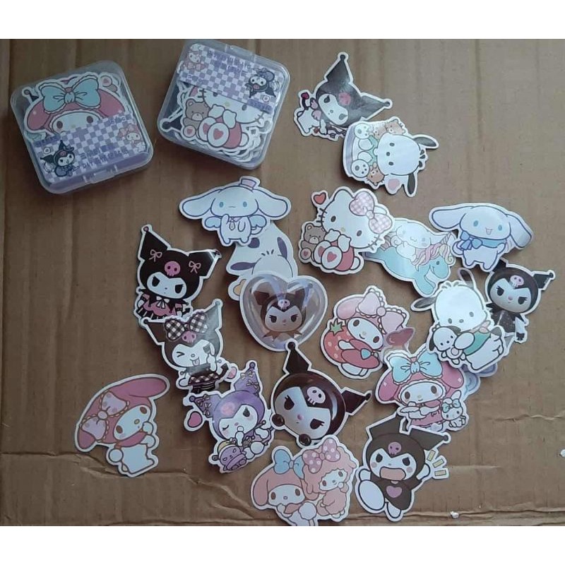 

Sanrio Stiker Perkotak isi 20pcs