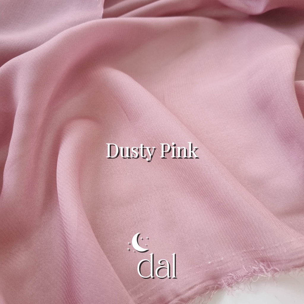 0,5m kain bahan kain polycotton bella hijau teh pucat ungu pink sage green pale green tea orchid dusty lilac rose gold pink double chiffon dobel sifon bahan jilbab segiempat hijba gamis gaun hijab seragam jahit bridesmaid