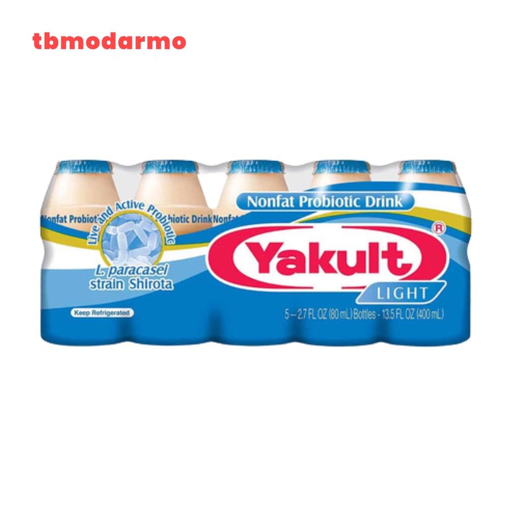 Yakult Light Less Sugar Isi 5 Botol 65ml