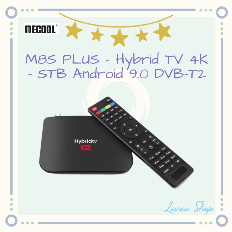 MECOOL M8S PLUS - Hybrid TV 4K UHD - STB Android DVB-T2