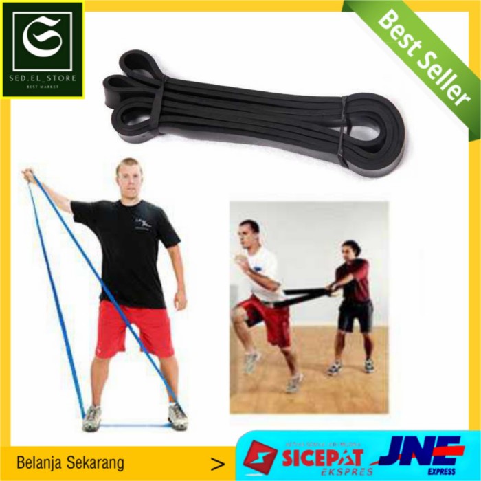 Pull Up Band Latex Pull Up Tali Rubber Karet Olahraga Gym / Fitness Flexsibel