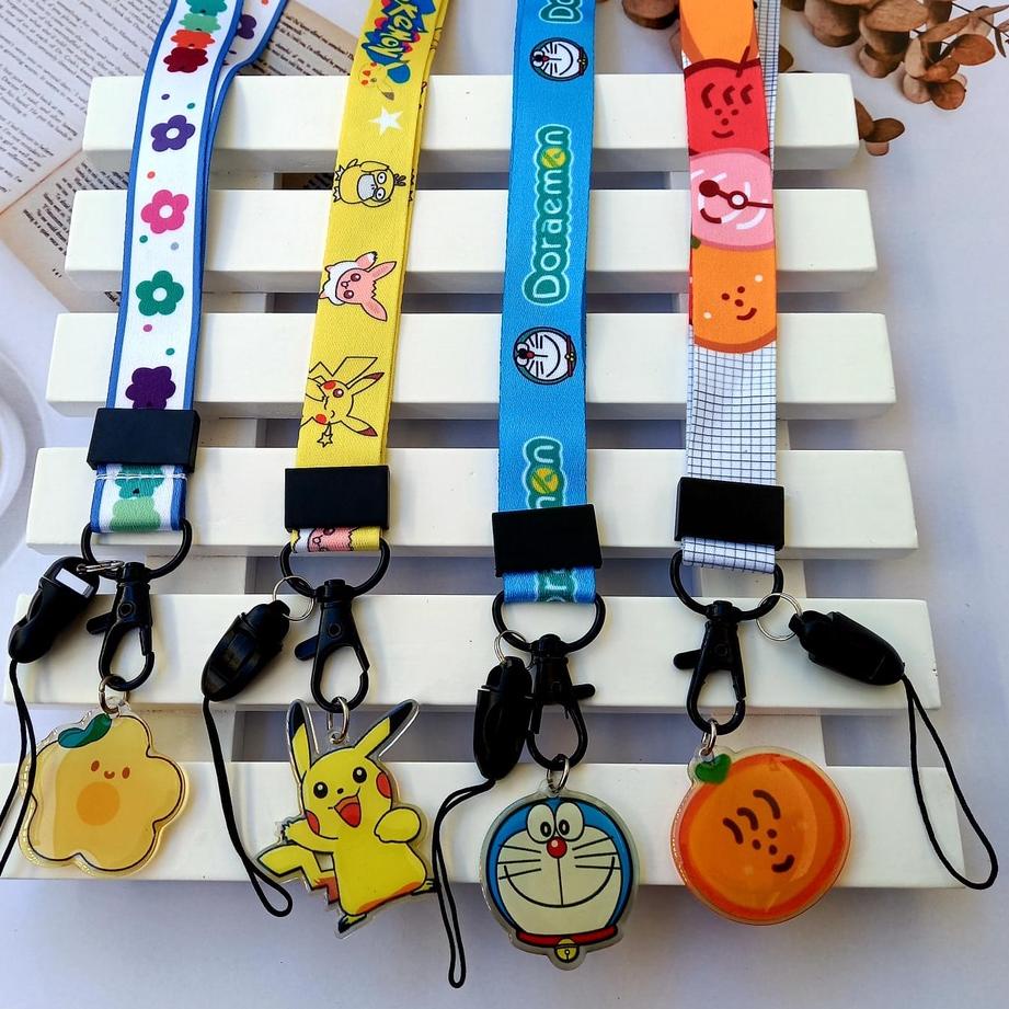 

ぢ Gantungan ID Card Name Tag Strap Tali Gantungan HP ↥