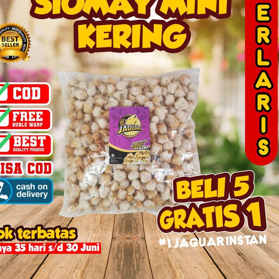 

ゼ SIOMAY MINI KERING BAHAN PELENGKAP BOCI, SEBLAK DAN CUANKI / SIOMAY MINI ISIAN BASO ACI 1 Kg MR46