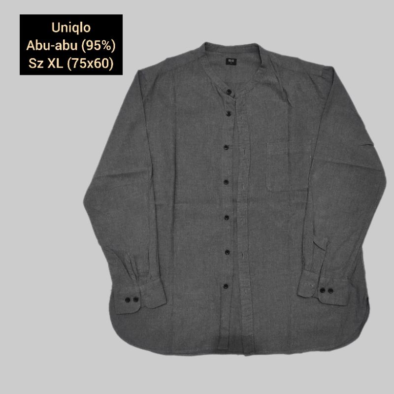 kemeja shanghai uniqlo second