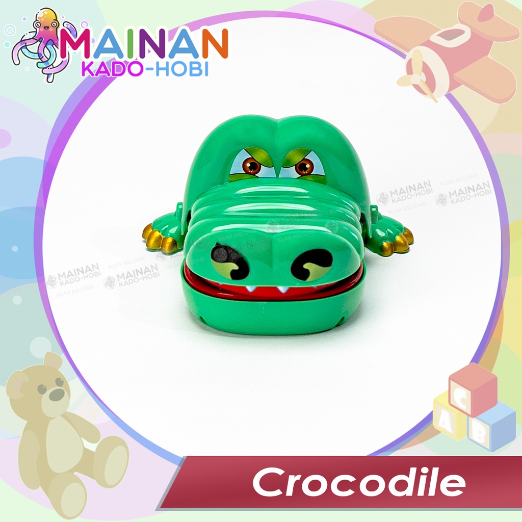 HADIAH KADO NATAL MINIATUR MAINAN PRANK ANAK CROCODILE DENTIST GIGIT BUAYA