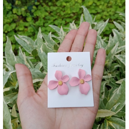 Anting korea terbaru Color flower