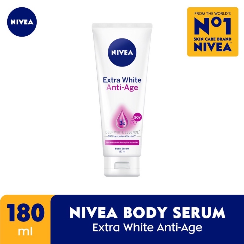 NIVEA Body Care Body Serum Extra White Anti Age 180 ml