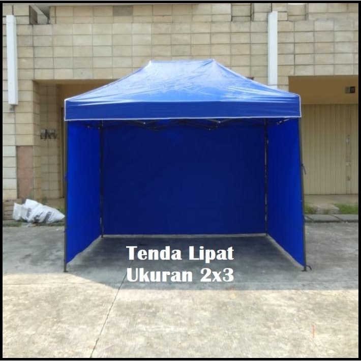 Tenda Lipat 2X3 Lengkap Dinding Polos 3 Sisi