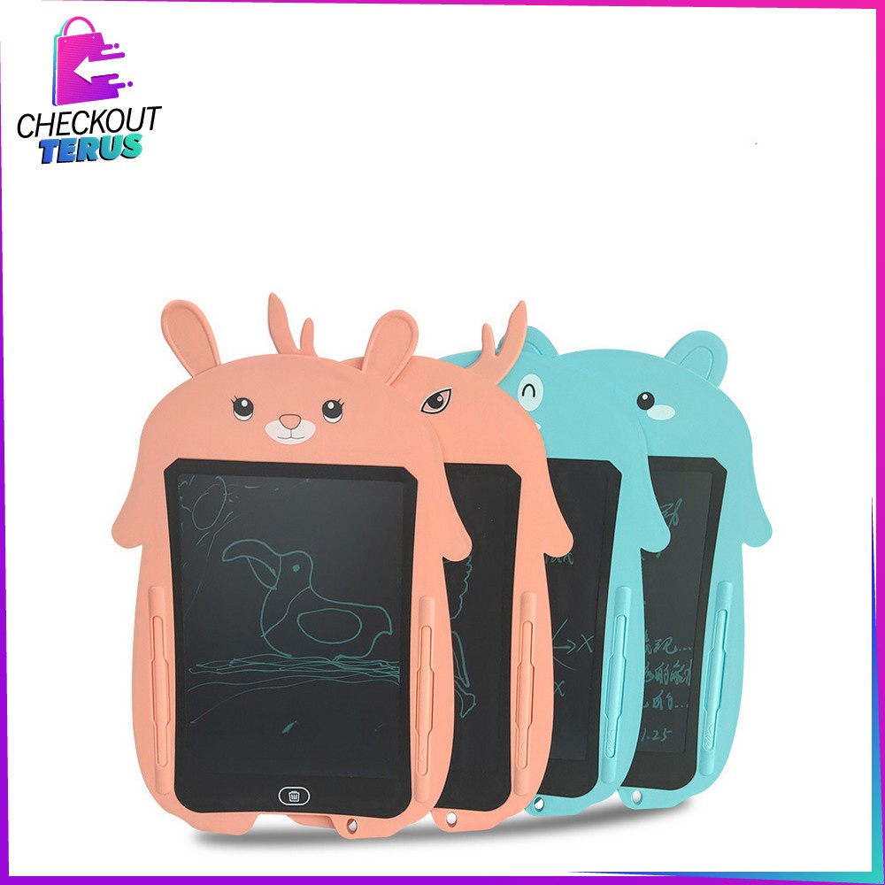 CT M36 Mainan LCD Menulis Menggambar Ukuran 8.5 inch Mainan Edukasi Papan Tulis Karakter Anak Writing Drawing Tablet Board Kids