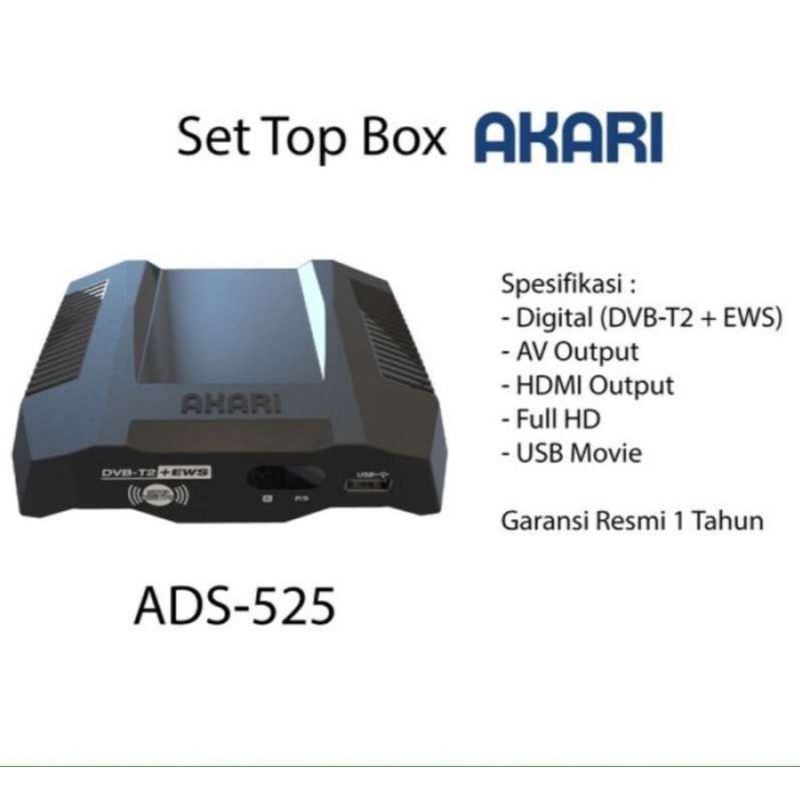 set top box digital Akari ads525
