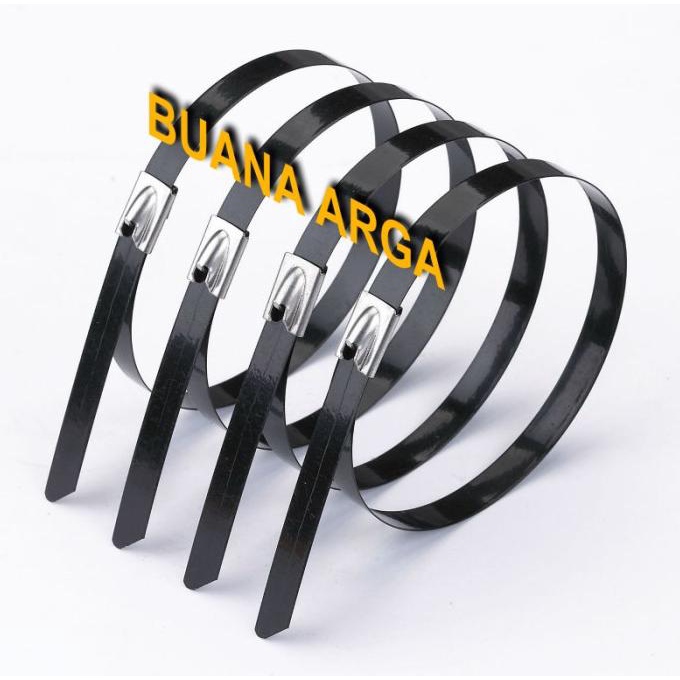 

Kabel Ties Stainless Steel 360mm Cable Epoxy Full Coated Ball Lock ZIP