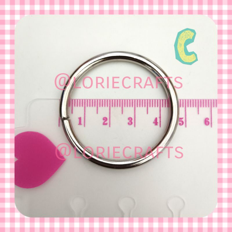 COD INSTANT Baby Ring Gendongan Sling o bulat besi 7cm 70mm lingkaran 7 cm 70 mm nickle CRM 6cm 60mm