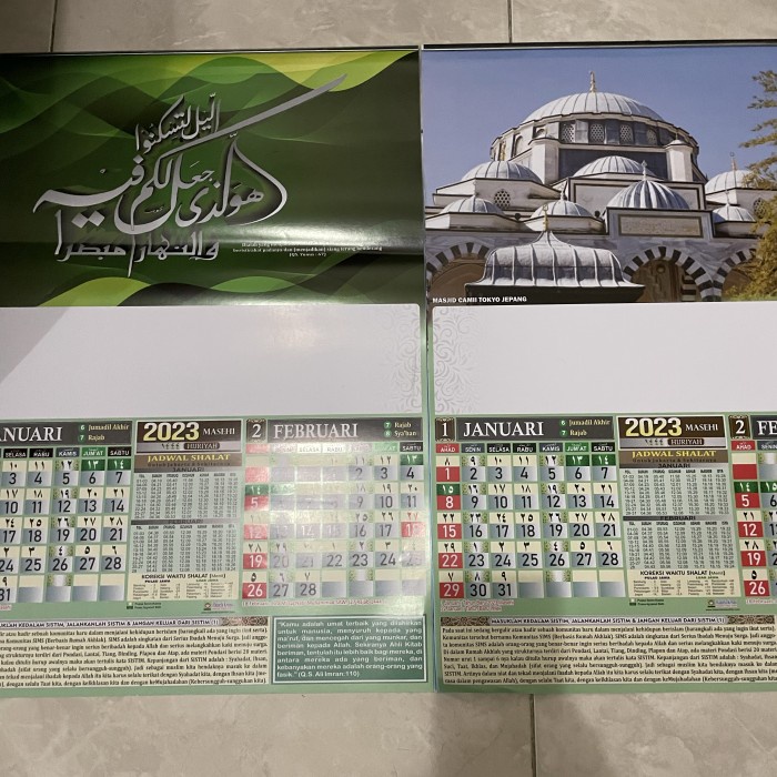 

✨NEW✨ - Kalender masehi dan hijriyah