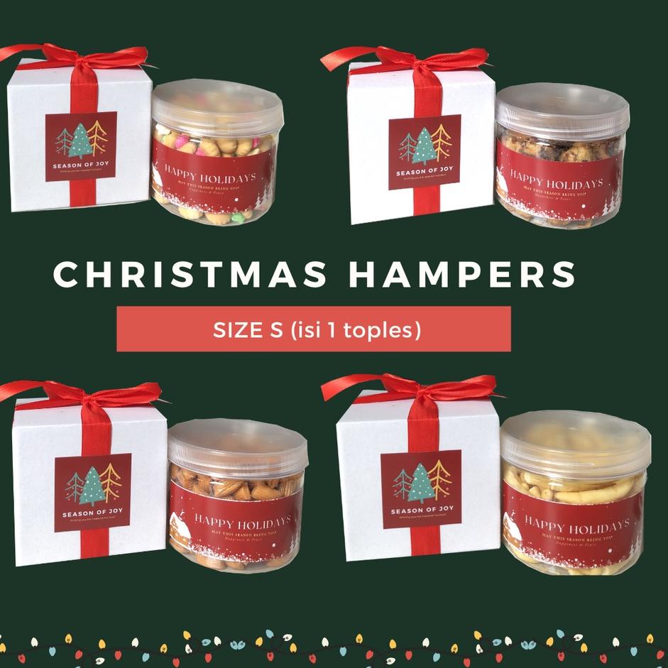 

Terlaris!! [DELISH SNACKS] Hampers Natal Size S (isi 1 toples) / Snack Cemilan Camilan / Bingkisan Parsel Parcel Set Gift Hadiah Natal..
