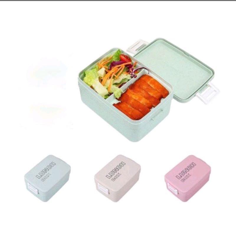 US091 Lunch Box Set Kotak Makan Anak BPA By Toko Haji Usman